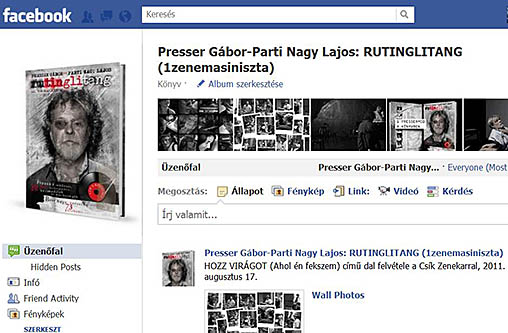 RUTINGLITANG-oldal a&nbsp;Facebookon